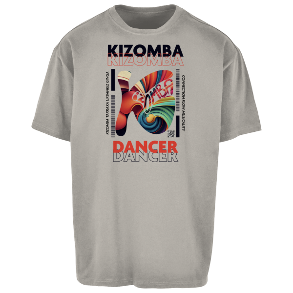 Latin Flow Kizomba Dancer Oversized Tee Rundhals Herren