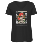 Urban Style Beauty Tee V-Neck Damen