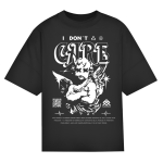 Urban Style Oversize Unisex Tee – I Don´t Care | Rundhals