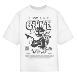 Urban Style Oversize Unisex Tee – I Don´t Care | Rundhals