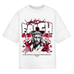 Urban Style Oversize Unisex Tee – Faith over Fear | Rundhals